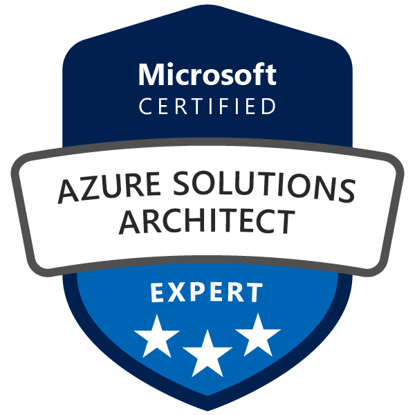 Microsoft Certified Azure Solutions Architect Expert